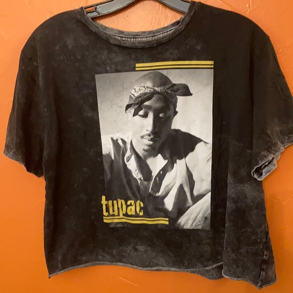 Tops - Tupac Crop Tee Shirt